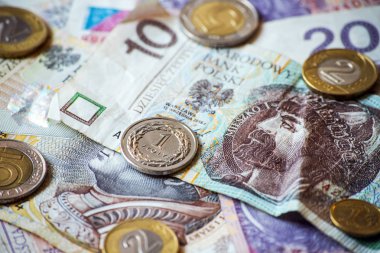Lehçe para arka plan. Zloty, Polonya para birimi