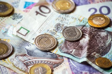 Lehçe para arka plan. Zloty, Polonya para birimi