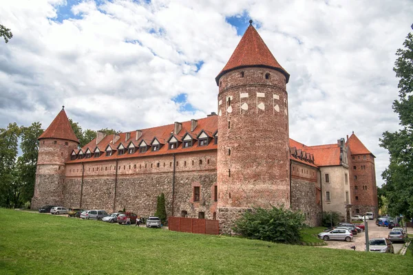Középkori Bytow Teutonikus Vár Kashubia Lengyelország — Stock Fotó