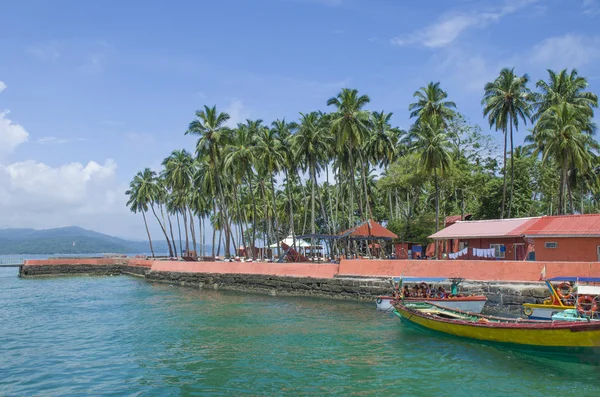 Hermoso Paisaje Andaman Las Islas Nicobar Ross India — Foto de Stock