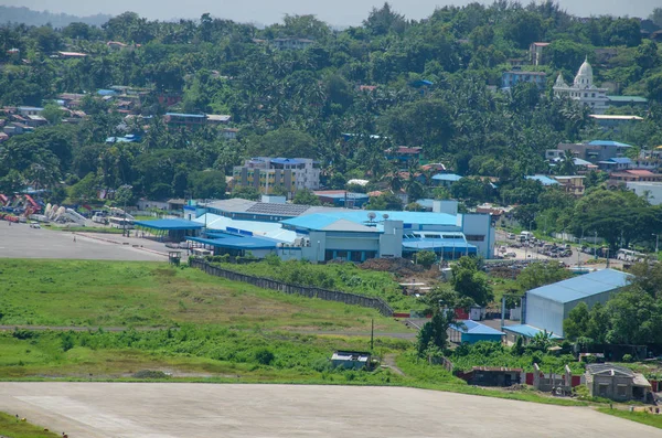 The airport a landscape to Port Blair India