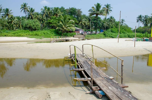 Beautiful Tropical Landscape River India — Stock Photo, Image