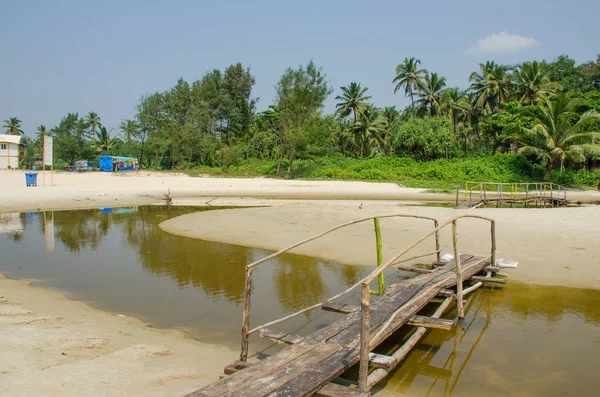 Beautiful Tropical Landscape River India — Stock Photo, Image