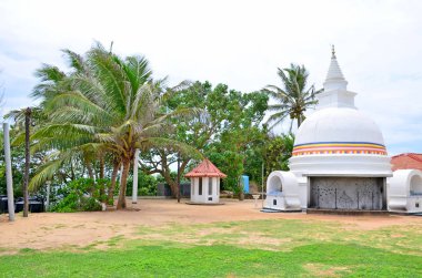 Güzel manzara Buddha Tapınağı Sri Lanka
