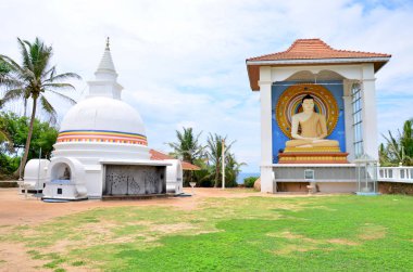Güzel manzara Buddha Tapınağı Sri Lanka