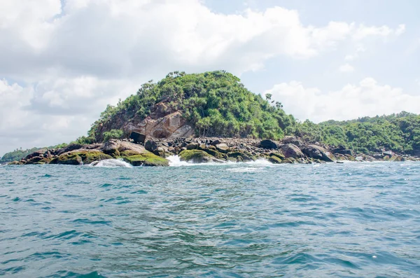 Krajobraz Wybrzeża Oceanu Indyjskiego Sri Lanka Widok Oceanu — Zdjęcie stockowe