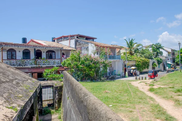 Galle Fort Sri Lanka Een Stad Landschap Met Huizen — Stockfoto