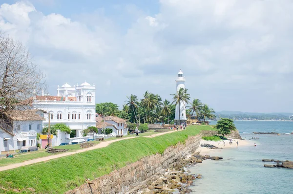 Kamat Galle Fort Srí Lanka Jeladó Egy Bástya Utrecht Templom — Stock Fotó