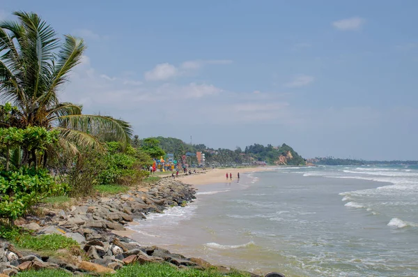 Tropische Landschap Van Golf Van Indische Oceaan Sri Lanka — Stockfoto