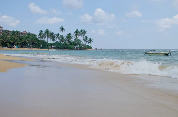 Paisaje Playa Para Descanso Sri Lanka Océano Índico — Foto de Stock