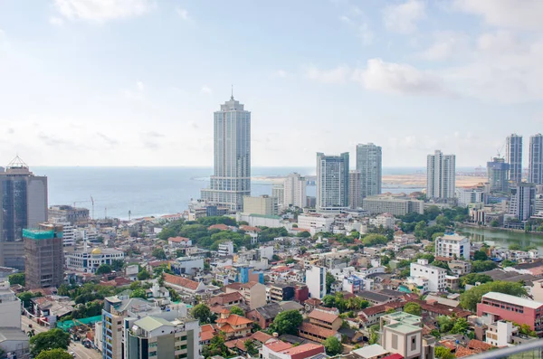 güzel manzara üstten görünüm şehir, Colombo Sri Lanka