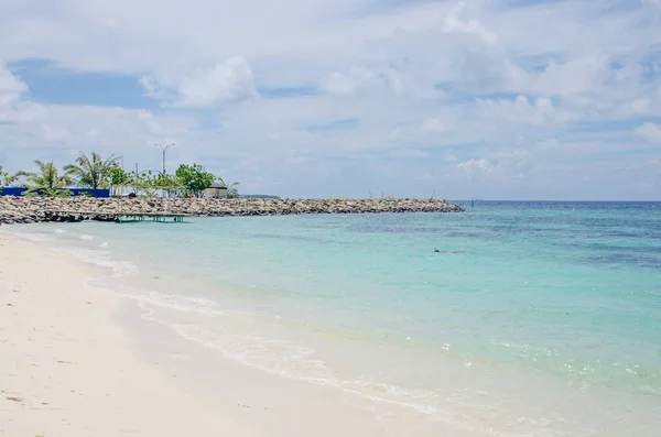 Landscape Beautiful Island Maldives — Stock Photo, Image