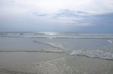 Goa Hindistan 'da güzel manzara Arap Denizi