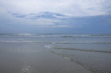 Goa Hindistan 'da güzel manzara Arap Denizi