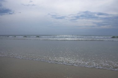 Goa Hindistan 'da güzel manzara Arap Denizi