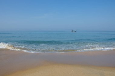 Goa Hindistan 'da güzel manzara Arap Denizi