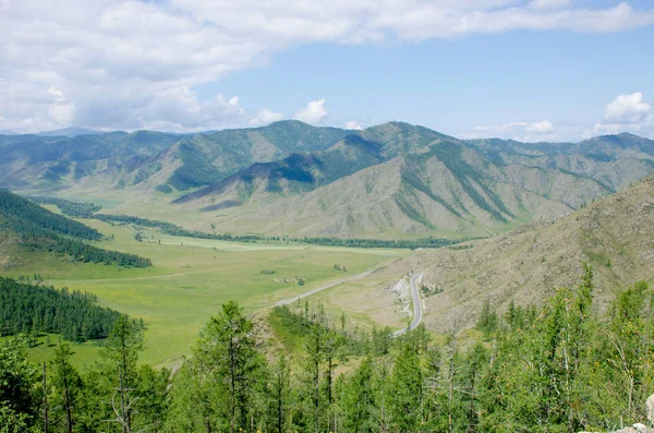 Passe Montanha Altai Uma Bela Paisagem — Fotografia de Stock