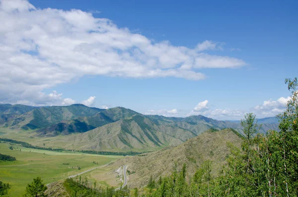 Прохід Гору Алтай Красивий Ландшафт — стокове фото