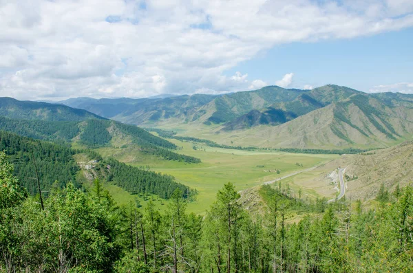 Col Dans Montagne Altaï Beau Paysage — Photo