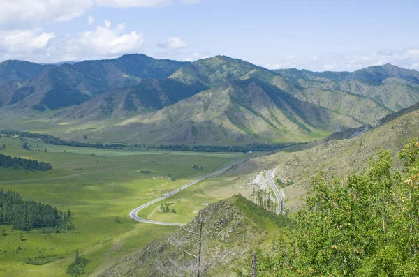 Passo Montagna Altai Bellissimo Paesaggio — Foto Stock