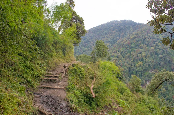 尼泊尔喜马拉雅山景观 — 图库照片