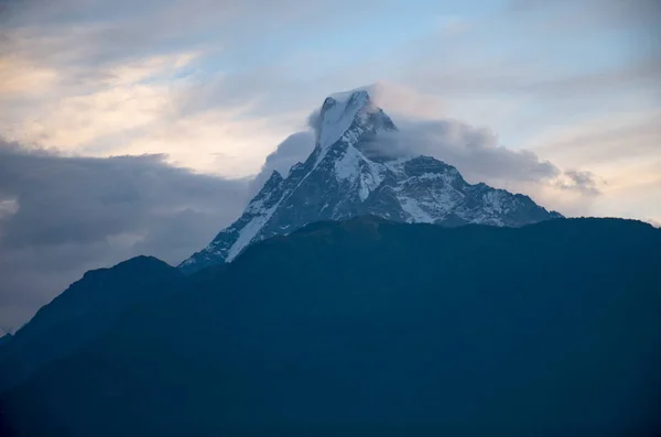 Peaks Mountains Nepal Landscape Himalayas — Stock Photo, Image