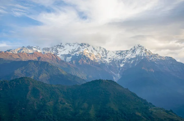 Bergtoppen Nepal Landschap Himalaya — Stockfoto