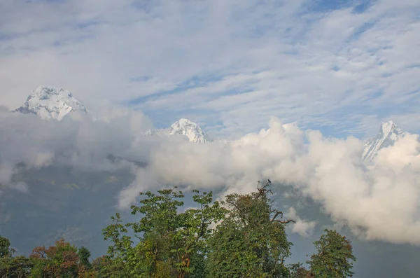 Top Van Himalaya Bergen Lijkwade — Stockfoto