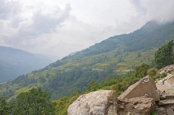 Divoká Příroda Nepálské Hory Himálaje — Stock fotografie
