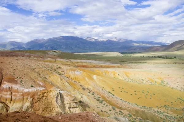 Piękne Kolorowe Góry Kyzyn Chin Mountain Altai Rosja — Zdjęcie stockowe