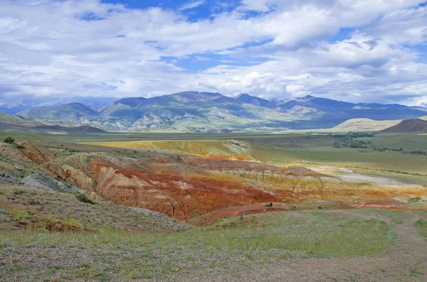 Piękne Kolorowe Góry Kyzyn Chin Mountain Altai Rosja — Zdjęcie stockowe