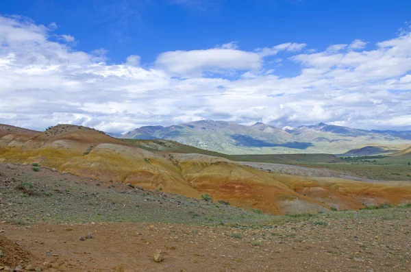 Piękne Kolorowe Góry Kyzyn Chin Mountain Altai Rosja — Zdjęcie stockowe