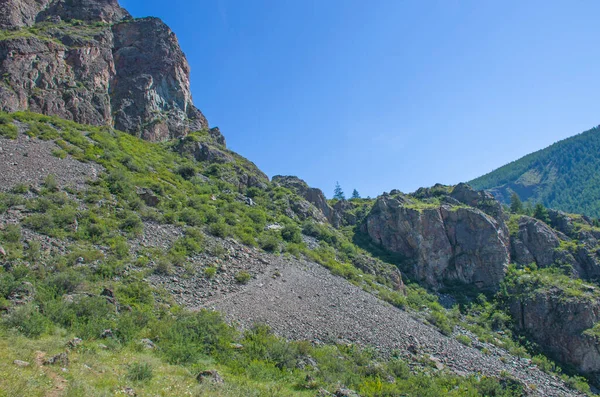 Hermoso Paisaje Naturaleza Las Montañas Altai Rusia — Foto de Stock