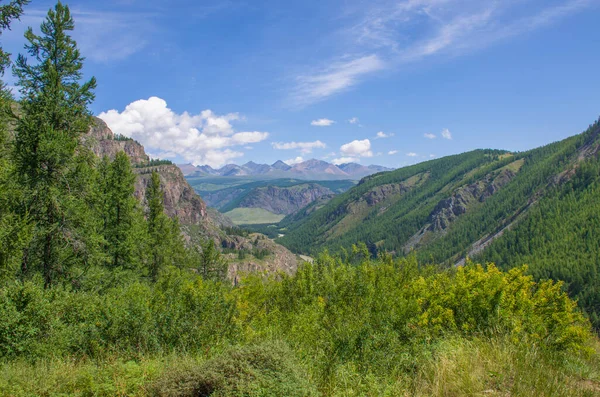 Bela Paisagem Natureza Das Montanhas Altai Rússia — Fotografia de Stock