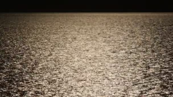 海面から反射する太陽光は — ストック動画
