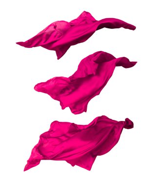 soyut kırmızı kumaş hareket halinde