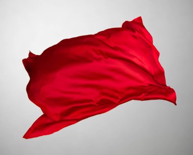 soyut kırmızı kumaş hareket halinde