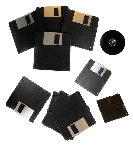 Παλιά vintage floppys — Φωτογραφία Αρχείου
