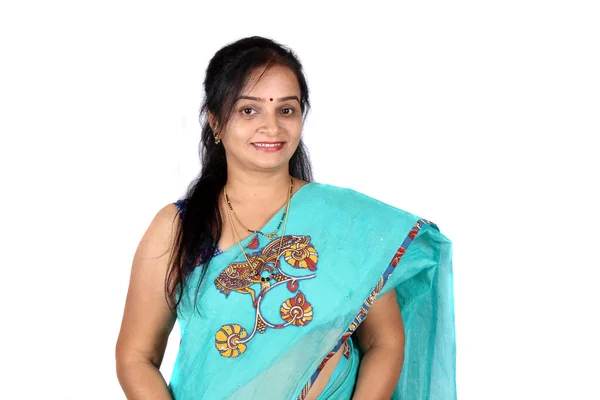 Gyönyörű indiai nő. Stock Kép