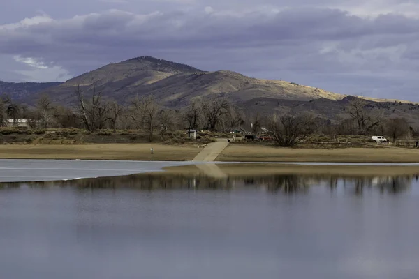 Bootsrampe am Hagler Stausee loveland colorado — Stockfoto