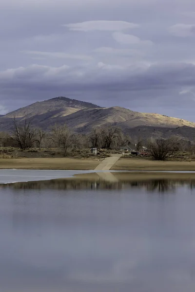 Tekne rampa Lon Hagler rezervuar Loveland Colorado — Stok fotoğraf