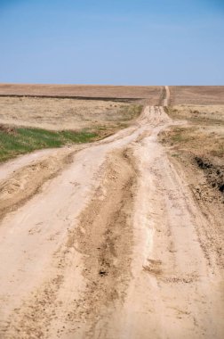 Toprak yol derin araç parçaları ile