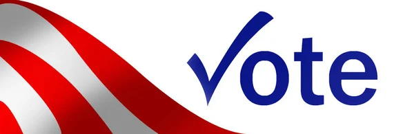 Patriotic Bumper Sticker Elections Usa — Stock Photo, Image
