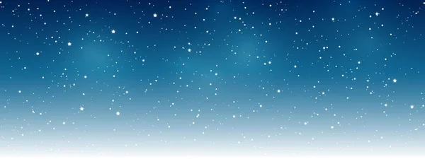 夜晚的天空背景上的闪亮星星 — 图库矢量图片