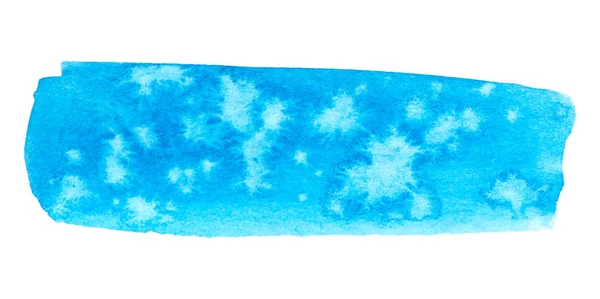 Textura Pintura Azul Aislada Sobre Fondo Blanco — Archivo Imágenes Vectoriales