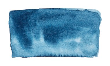 indigo boya doku beyaz arka planda izole