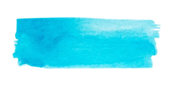 Textura Pintura Azul Aislada Sobre Fondo Blanco — Archivo Imágenes Vectoriales