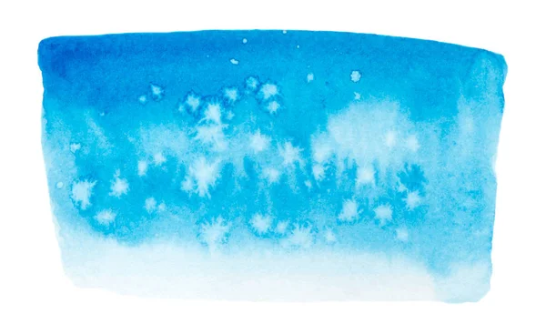 Синя Текстура Фарби Ізольована Білому Фоні — стоковий вектор