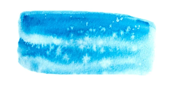 白い背景に隔離された青い塗料のテクスチャ — ストックベクタ
