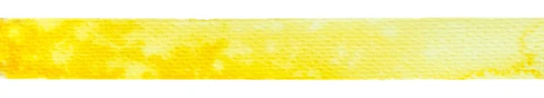 Textura Pintura Amarilla Aislada Sobre Fondo Blanco — Vector de stock